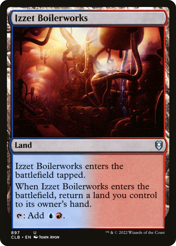 Izzet Boilerworks [Commander Legends: Battle for Baldur's Gate] | Grognard Games