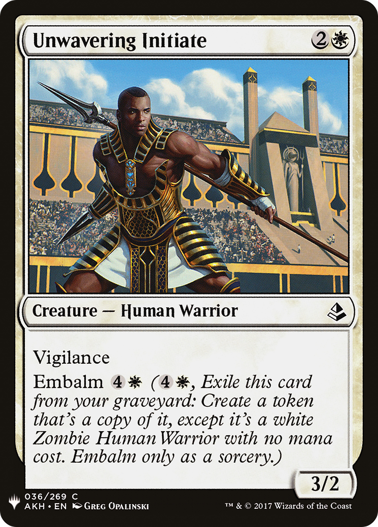 Unwavering Initiate [Mystery Booster] | Grognard Games