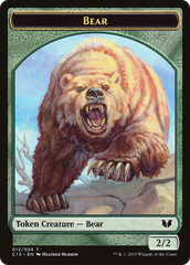 Bear // Spider Double-Sided Token [Commander 2015 Tokens] | Grognard Games
