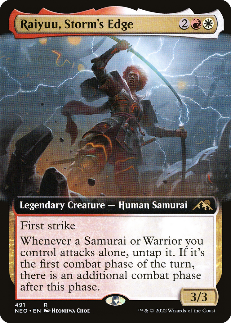 Raiyuu, Storm's Edge (Extended Art) [Kamigawa: Neon Dynasty] | Grognard Games
