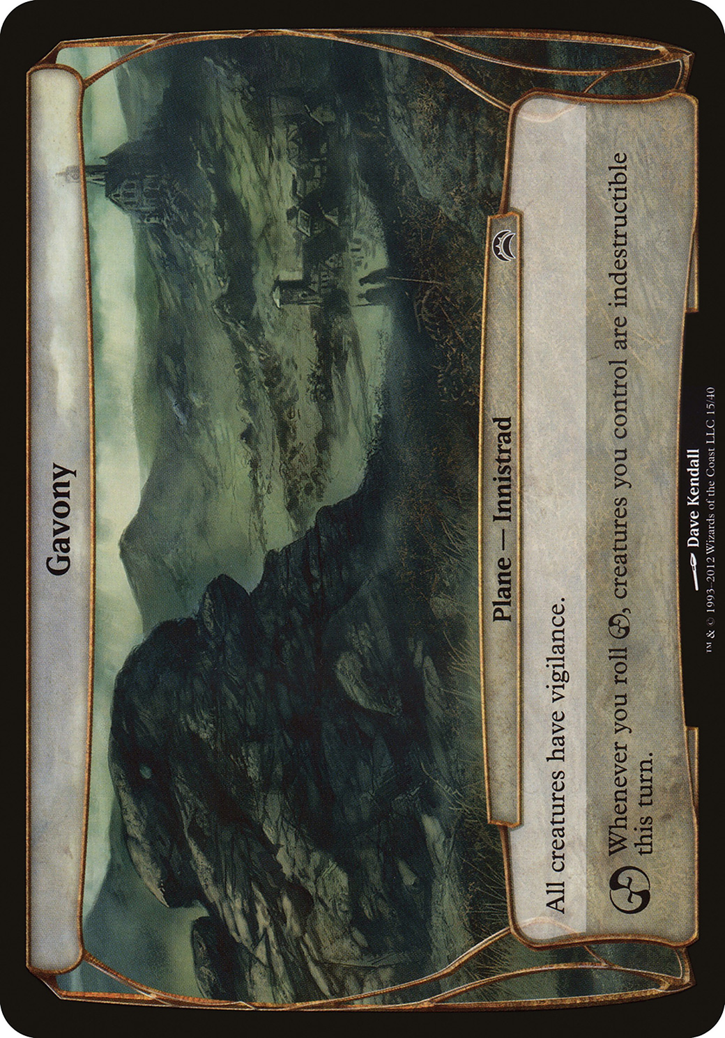 Gavony (OVER-015) - Planechase 2012 Planes Foil | Grognard Games