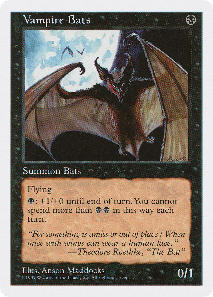 Vampire Bats [Fifth Edition] | Grognard Games