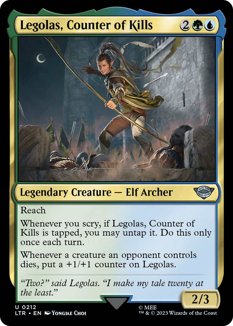 Legolas, Counter of Kills [The Lord of the Rings: Tales of Middle-Earth] | Grognard Games