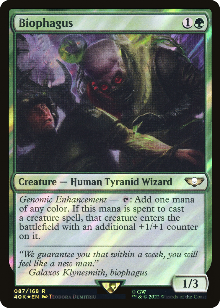 Biophagus (Surge Foil) [Universes Beyond: Warhammer 40,000] | Grognard Games