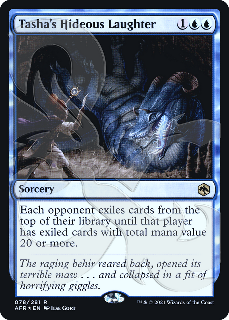 Tasha's Hideous Laughter (Ampersand Promo) [Dungeons & Dragons: Adventures in the Forgotten Realms Promos] | Grognard Games