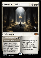 Virtue of Loyalty // Ardenvale Fealty (Promo Pack) [Wilds of Eldraine Promos] | Grognard Games