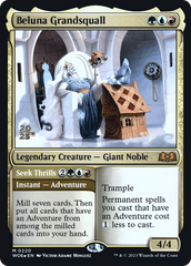 Beluna Grandsquall // Seek Thrills [Wilds of Eldraine Prerelease Promos] | Grognard Games