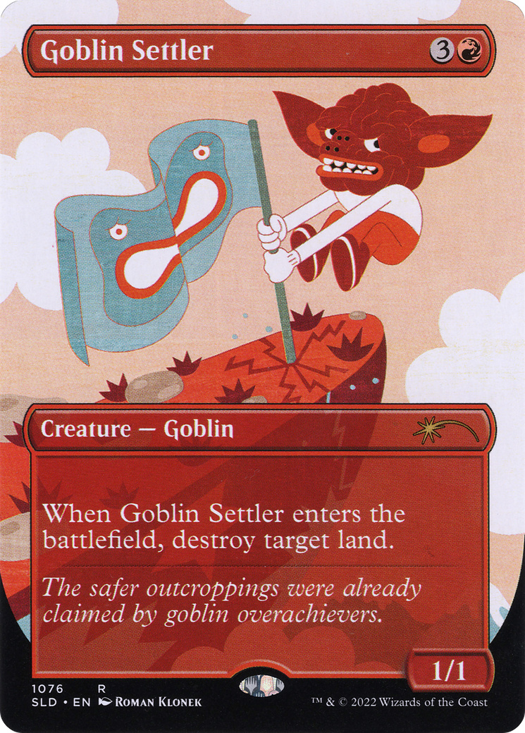 Goblin Settler (Borderless) [Secret Lair Drop Series] | Grognard Games