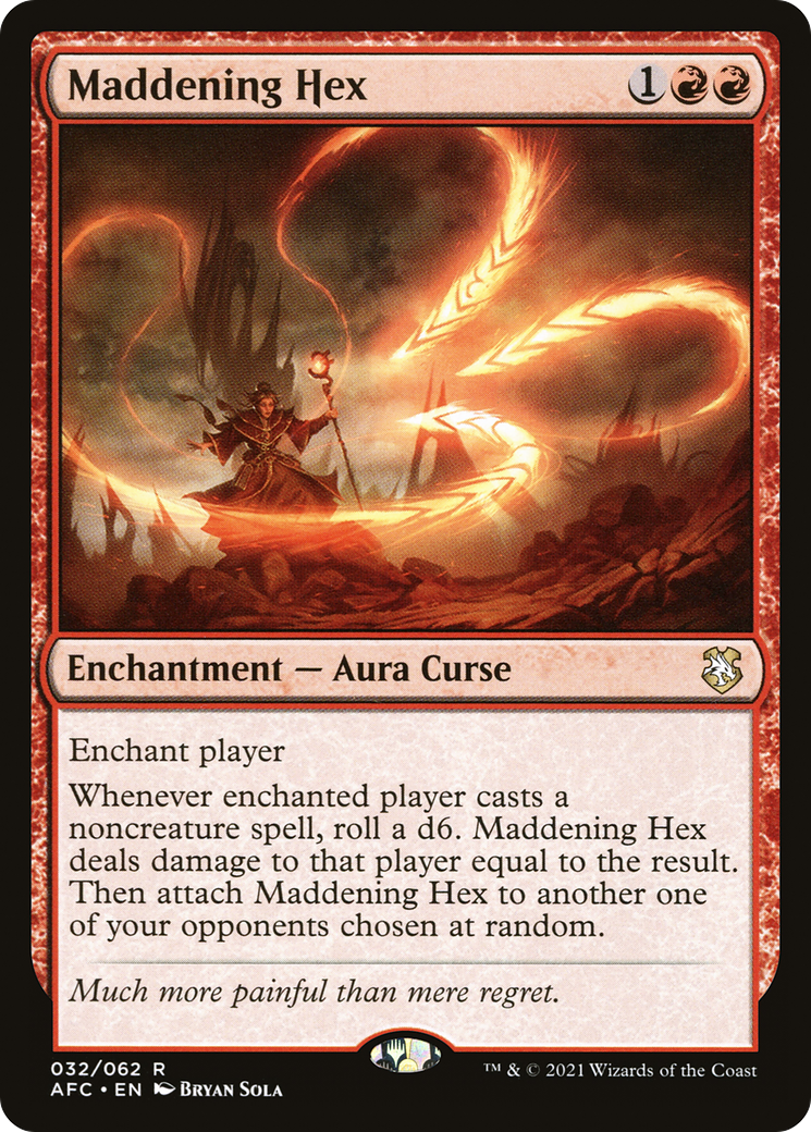 Maddening Hex [Dungeons & Dragons: Adventures in the Forgotten Realms Commander] | Grognard Games