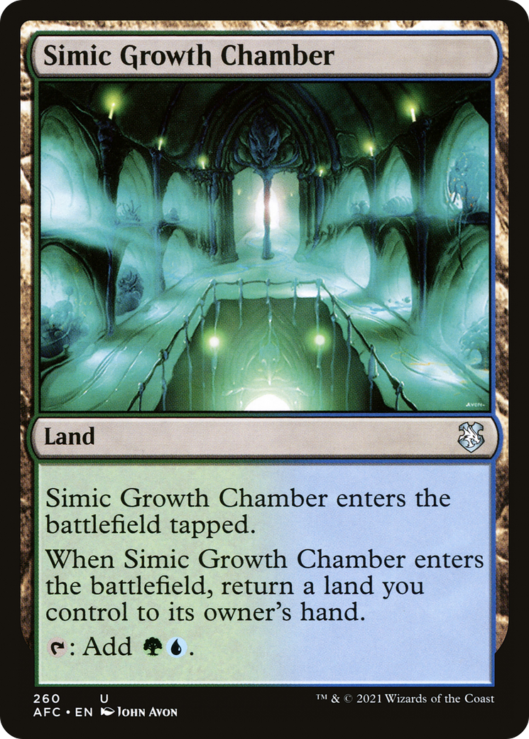 Simic Growth Chamber [Dungeons & Dragons: Adventures in the Forgotten Realms Commander] | Grognard Games