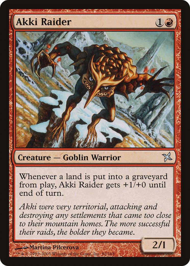 Akki Raider [Betrayers of Kamigawa] | Grognard Games