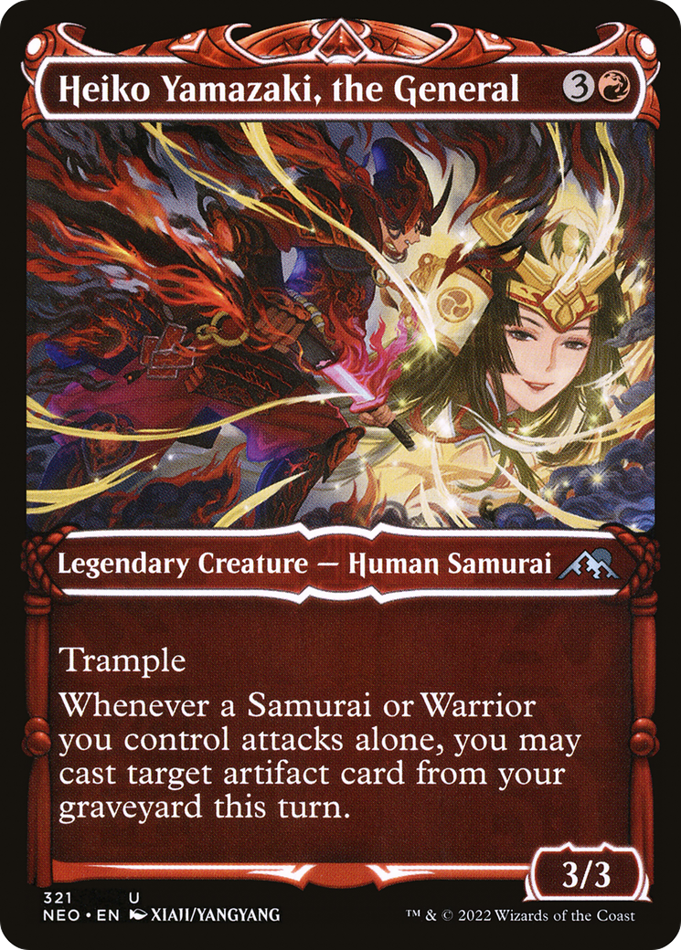 Heiko Yamazaki, the General (Showcase Samurai) [Kamigawa: Neon Dynasty] | Grognard Games