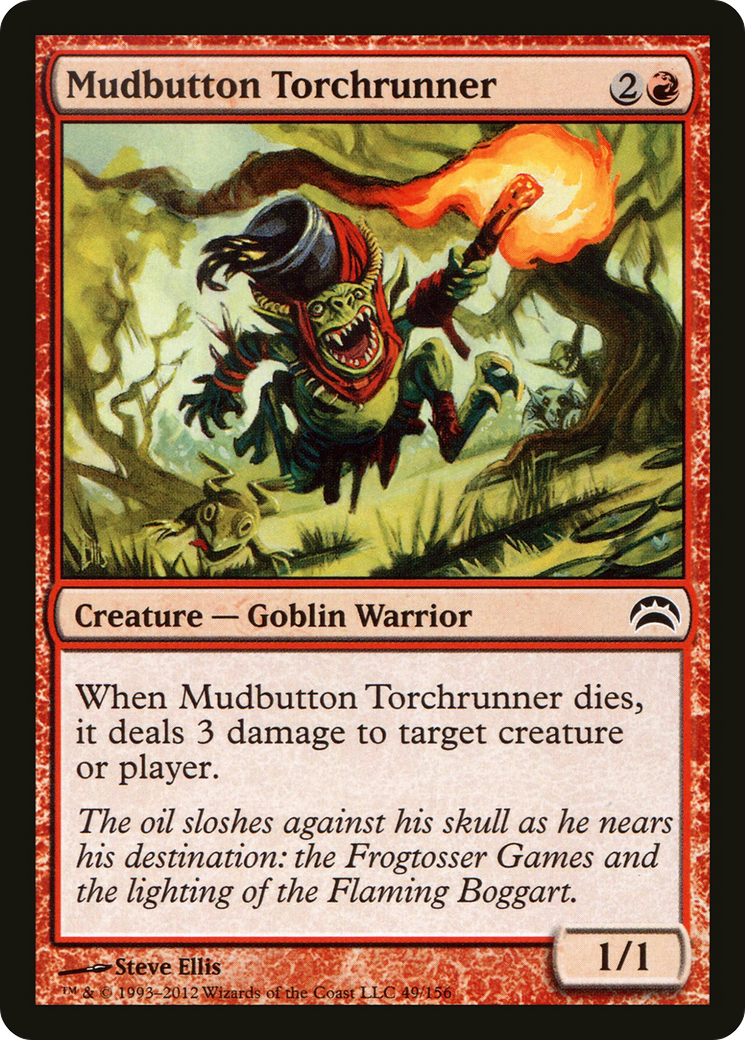 Mudbutton Torchrunner (PC2-049) - Planechase 2012 Foil | Grognard Games