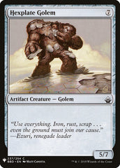 Hexplate Golem [Mystery Booster] | Grognard Games