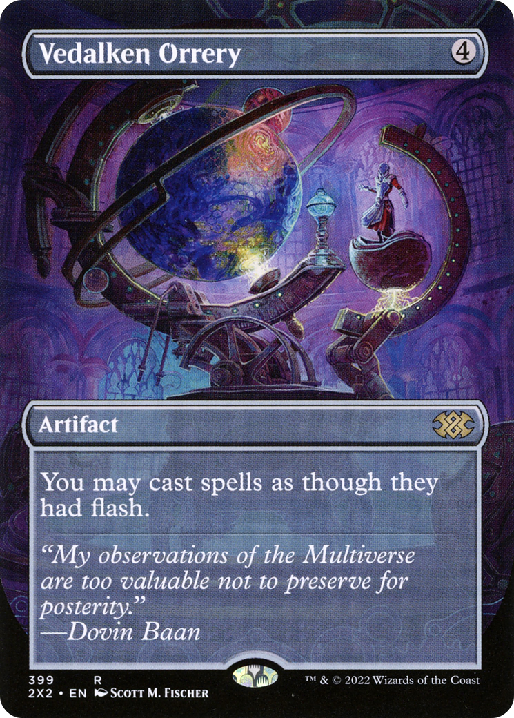 Vedalken Orrery (Borderless Alternate Art) [Double Masters 2022] | Grognard Games