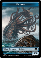 Servo // Kraken Double-Sided Token [Modern Horizons 3 Tokens] | Grognard Games