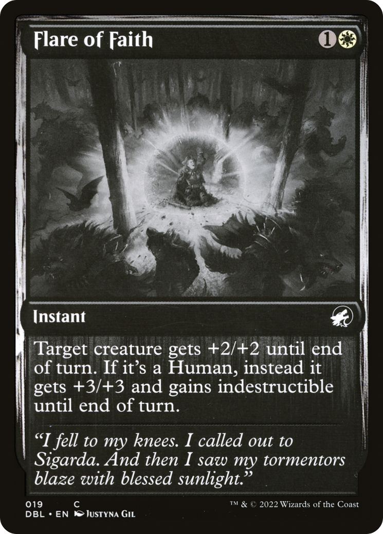 Flare of Faith [Innistrad: Double Feature] | Grognard Games