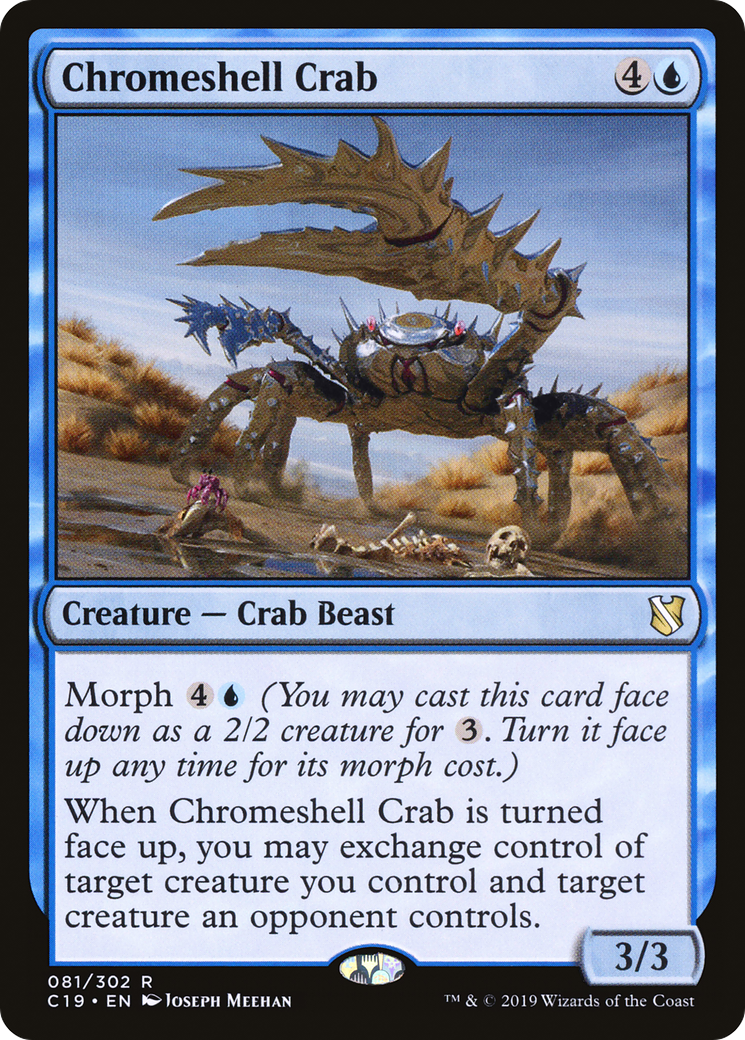 Chromeshell Crab [Commander 2019] | Grognard Games