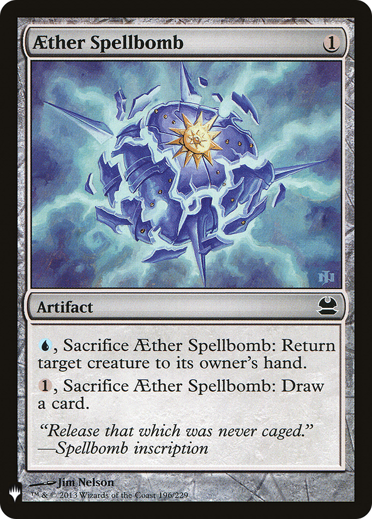 Aether Spellbomb [Mystery Booster] | Grognard Games