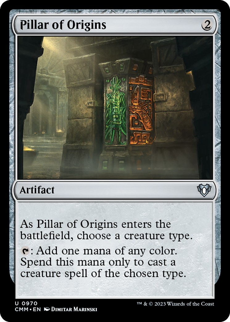 Pillar of Origins [Commander Masters] | Grognard Games
