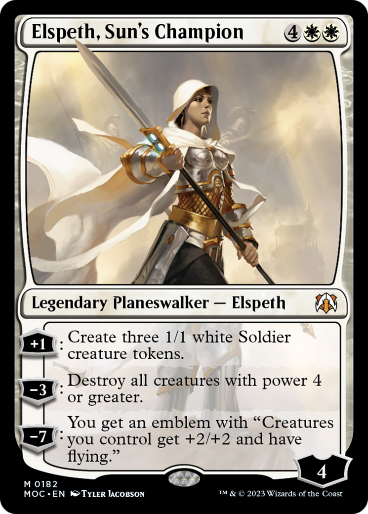 Elspeth, Sun's Champion [March of the Machine Commander] | Grognard Games