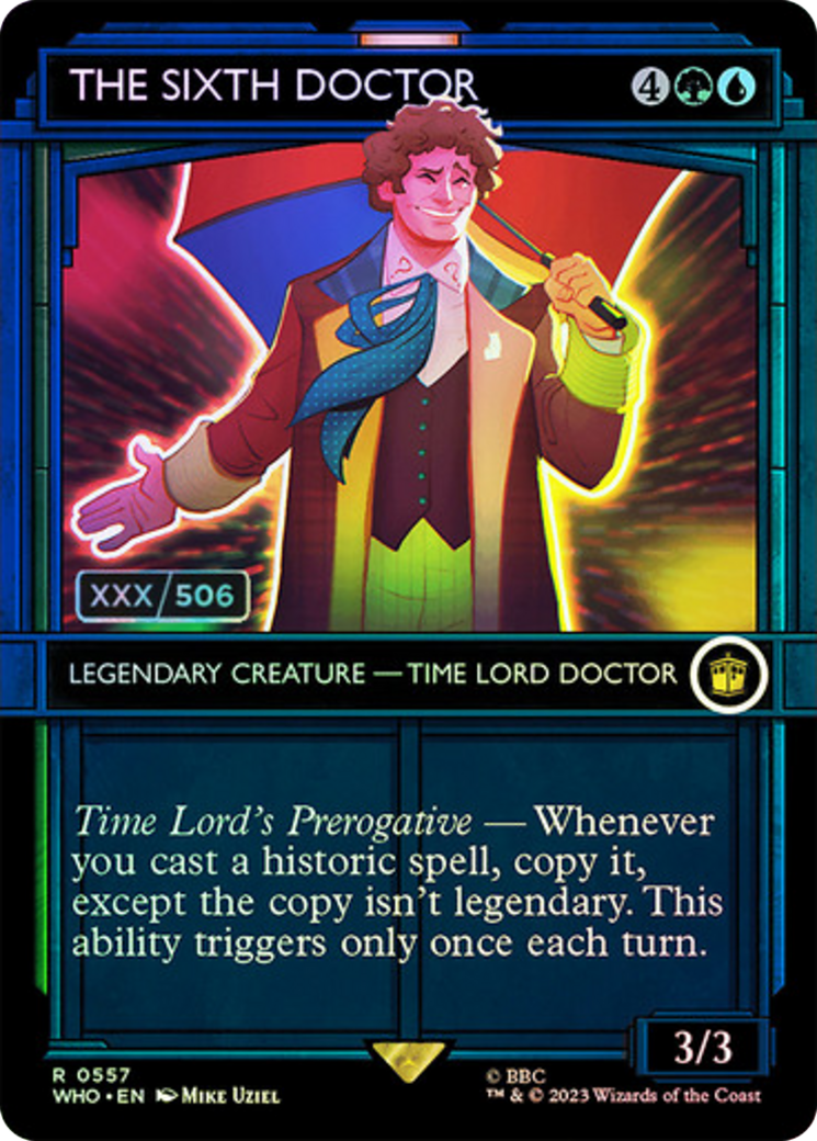 The Sixth Doctor (Serial Numbered) [Doctor Who] | Grognard Games