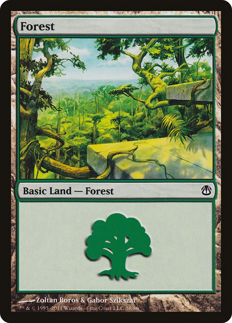 Forest (38) [Duel Decks: Ajani vs. Nicol Bolas] | Grognard Games