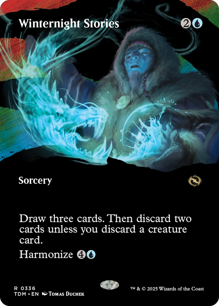 Winternight Stories (Borderless) [Tarkir: Dragonstorm] | Grognard Games