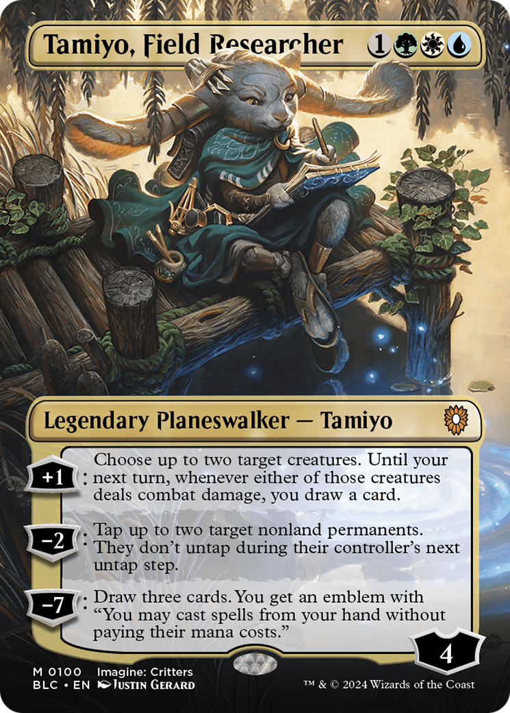 Tamiyo, Field Researcher (Borderless) [Bloomburrow Commander] | Grognard Games