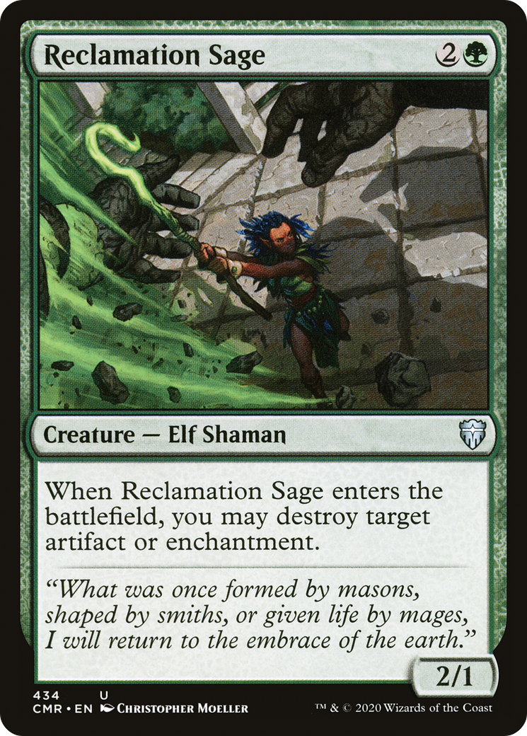 Reclamation Sage [Commander Legends] | Grognard Games