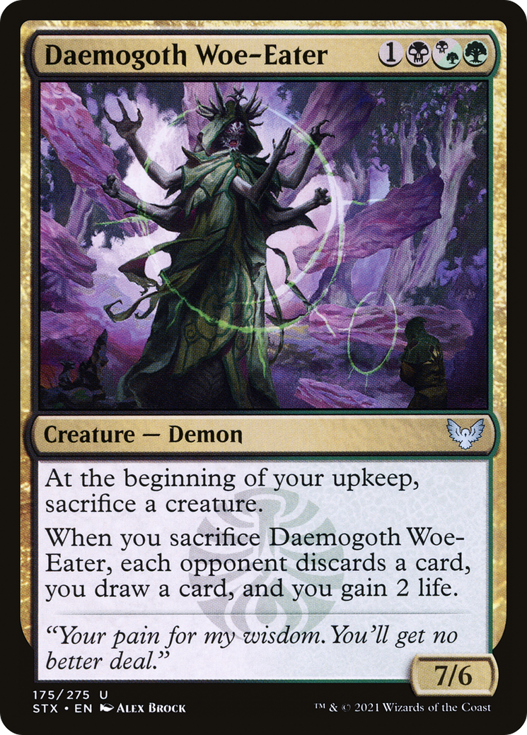 Daemogoth Woe-Eater [Strixhaven: School of Mages] | Grognard Games