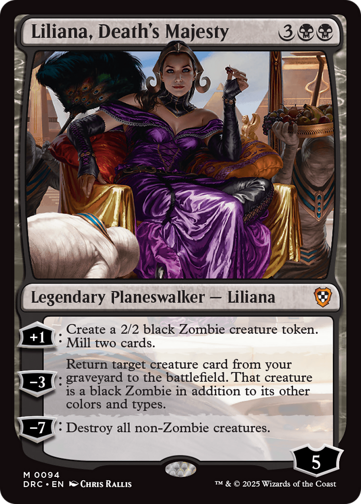 Liliana, Death's Majesty [Aetherdrift Commander] | Grognard Games