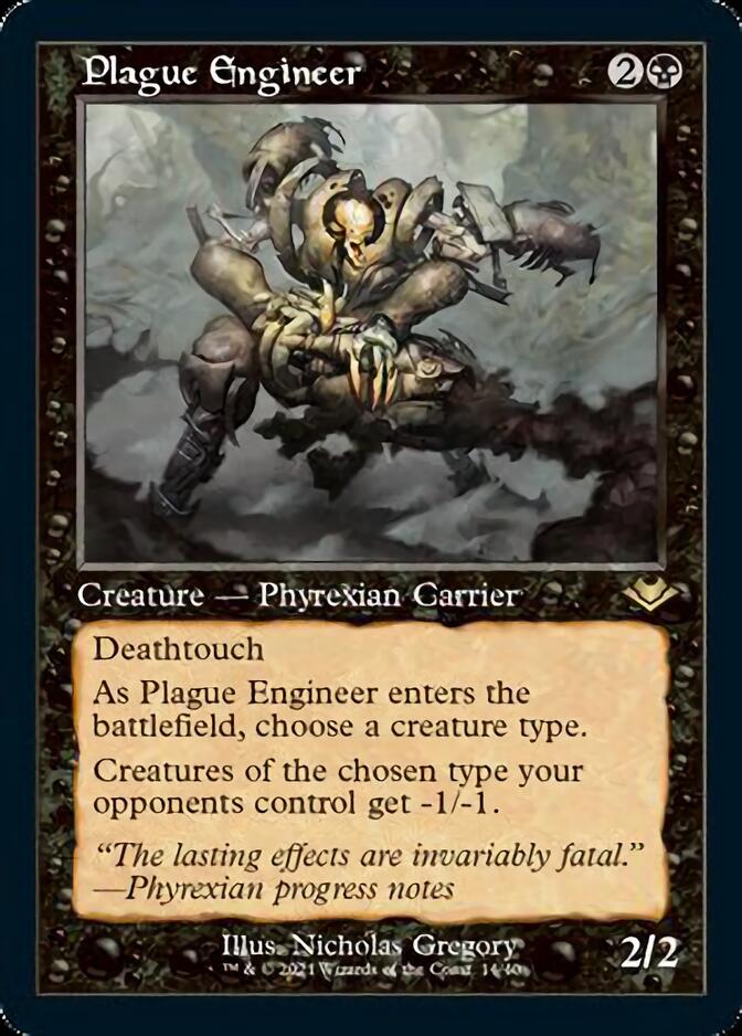 Plague Engineer (Retro Foil Etched) [Modern Horizons] | Grognard Games