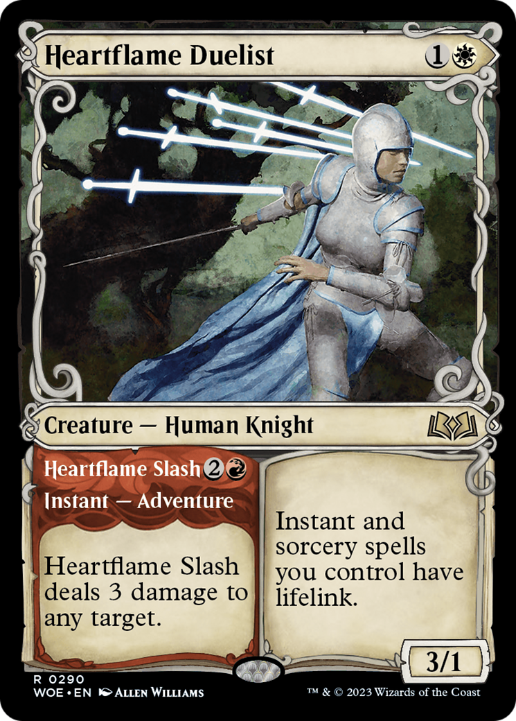 Heartflame Duelist // Heartflame Slash (Showcase) [Wilds of Eldraine] | Grognard Games