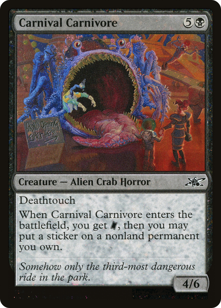 Carnival Carnivore (Galaxy Foil) [Unfinity] | Grognard Games