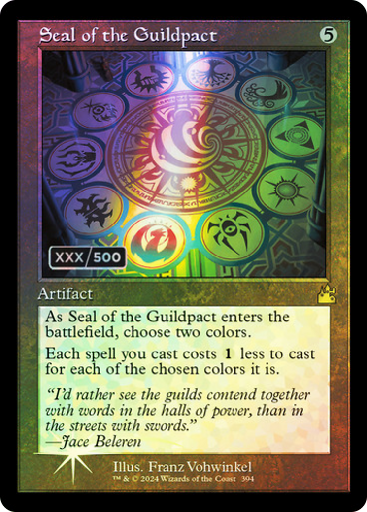 Seal of the Guildpact (Retro) (Serialized) [Ravnica Remastered] | Grognard Games