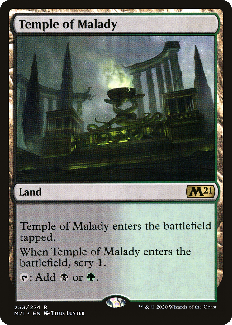 Temple of Malady [Core Set 2021] | Grognard Games