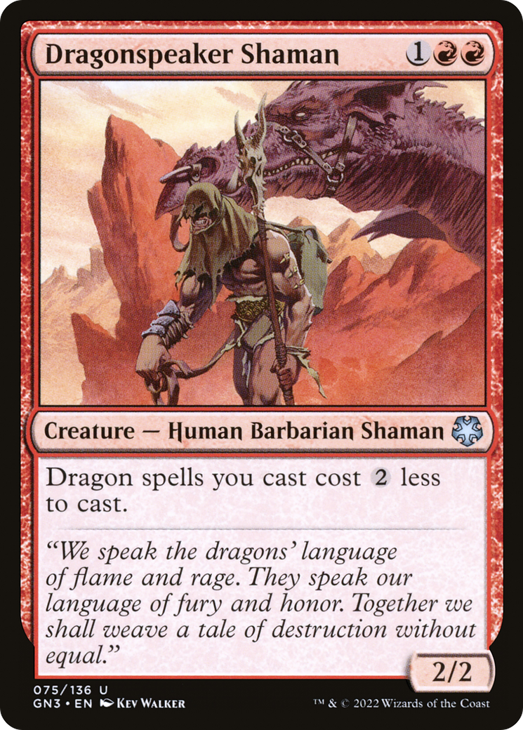 Dragonspeaker Shaman [Game Night: Free-for-All] | Grognard Games