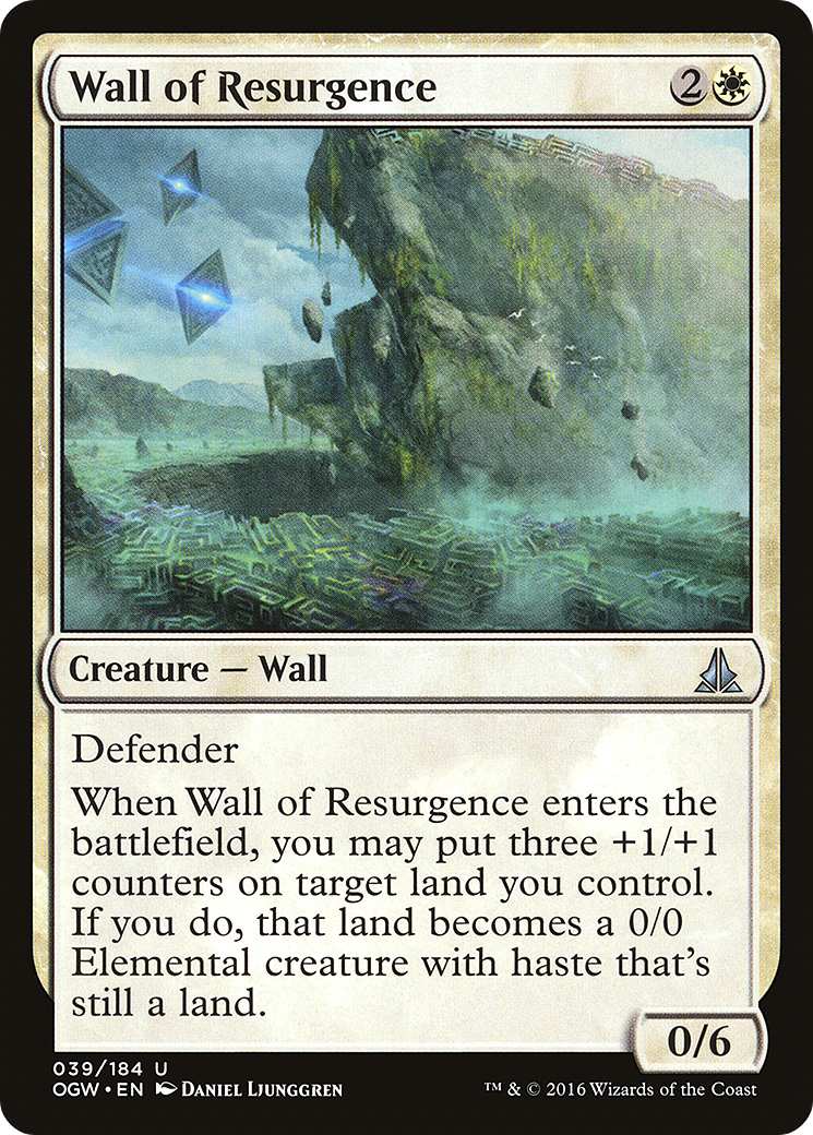 Wall of Resurgence (OGW-039) - Oath of the Gatewatch | Grognard Games