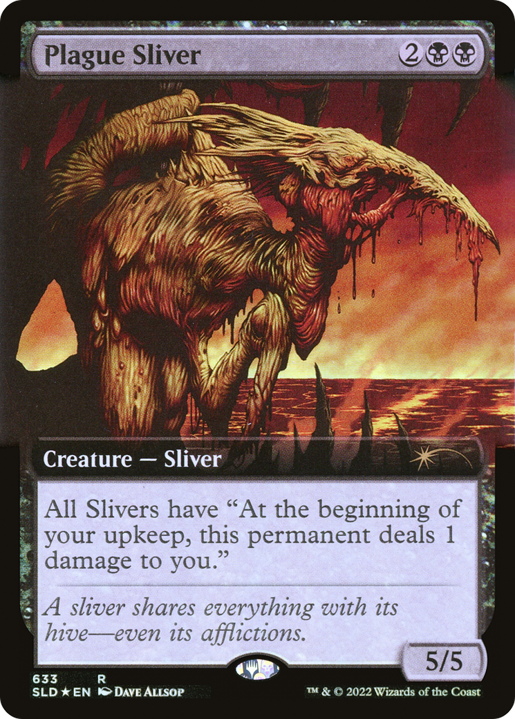 Plague Sliver (Extended Art) [Secret Lair Drop Promos] | Grognard Games