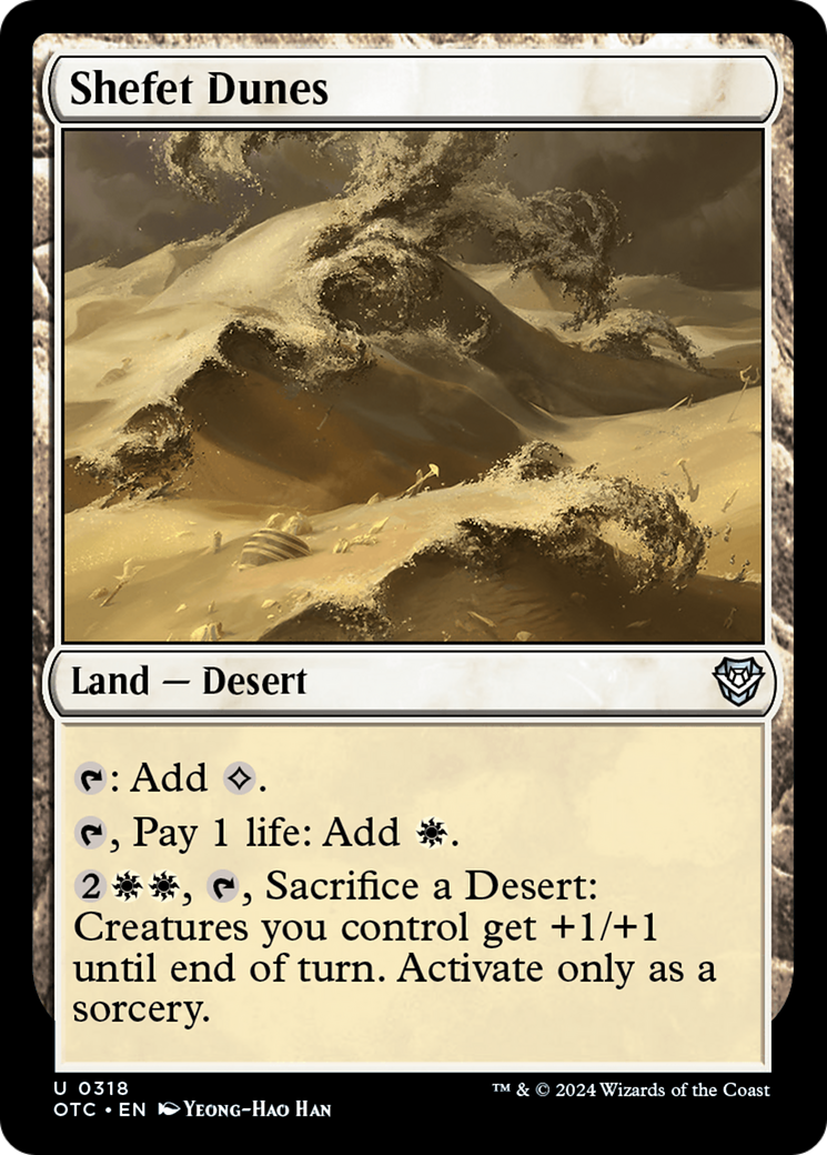 Shefet Dunes [Outlaws of Thunder Junction Commander] | Grognard Games