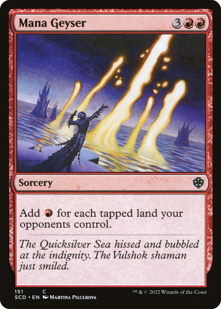 Mana Geyser [Starter Commander Decks] | Grognard Games