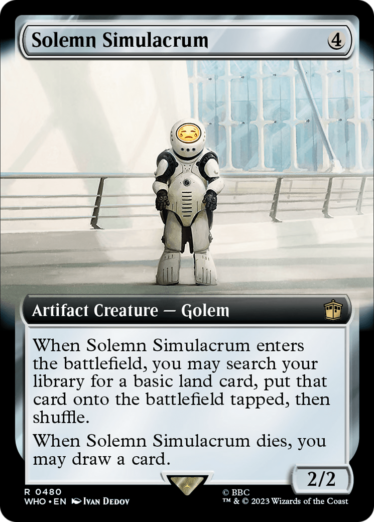 Solemn Simulacrum (Extended Art) [Doctor Who] | Grognard Games