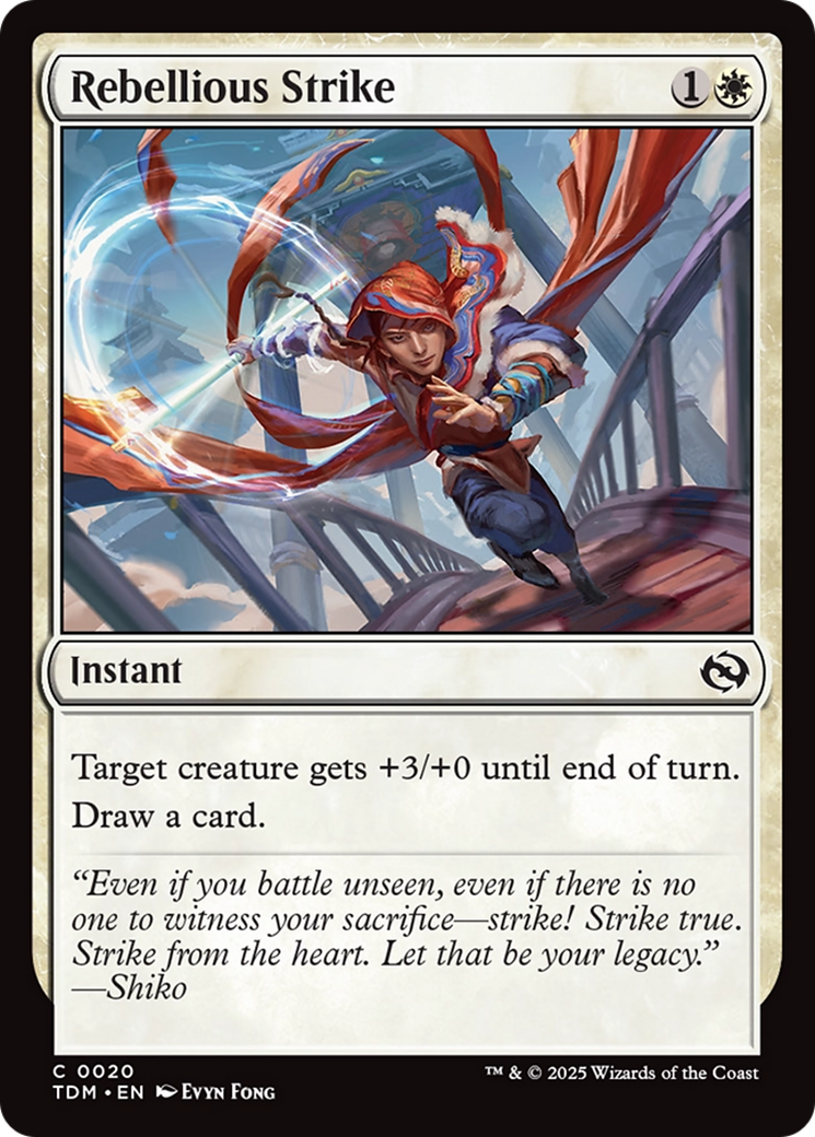 Rebellious Strike [Tarkir: Dragonstorm] | Grognard Games