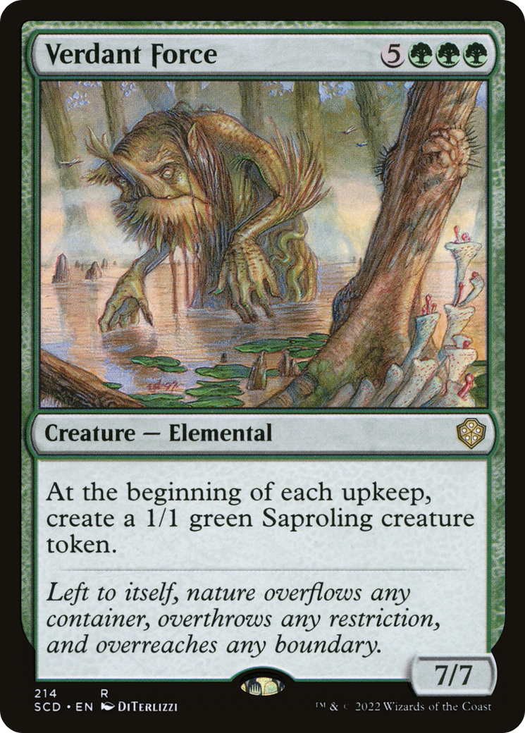 Verdant Force [Starter Commander Decks] | Grognard Games