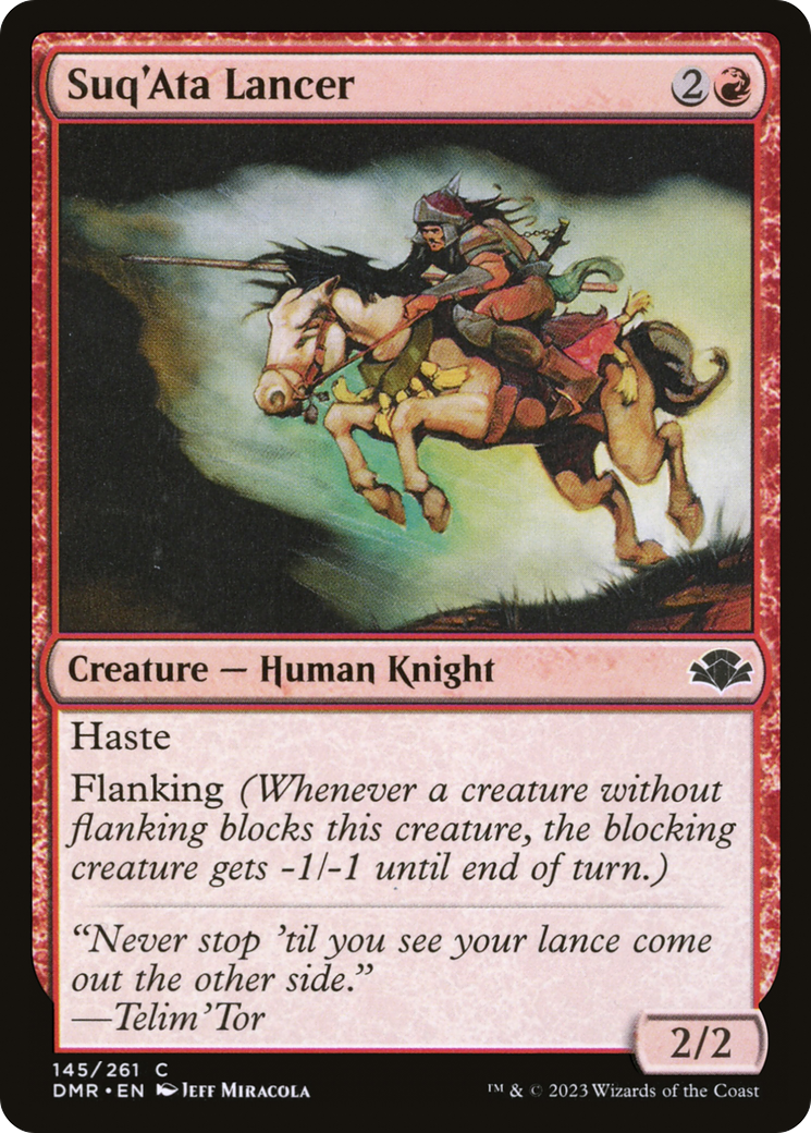 Suq'Ata Lancer [Dominaria Remastered] | Grognard Games