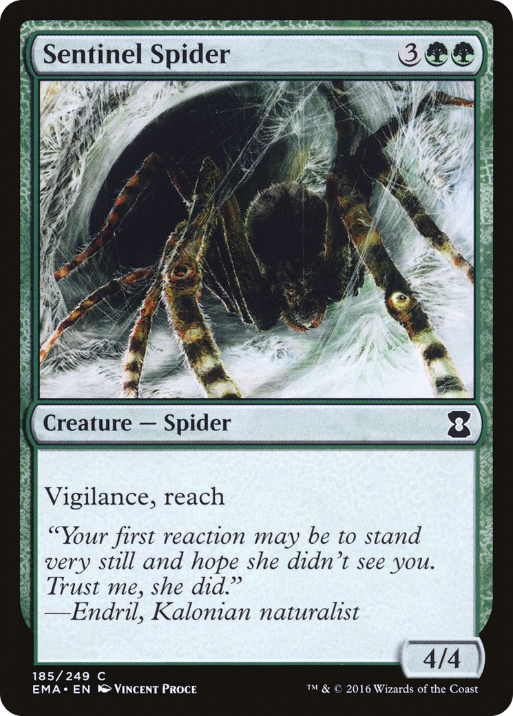 Sentinel Spider (EMA-185) - Eternal Masters | Grognard Games