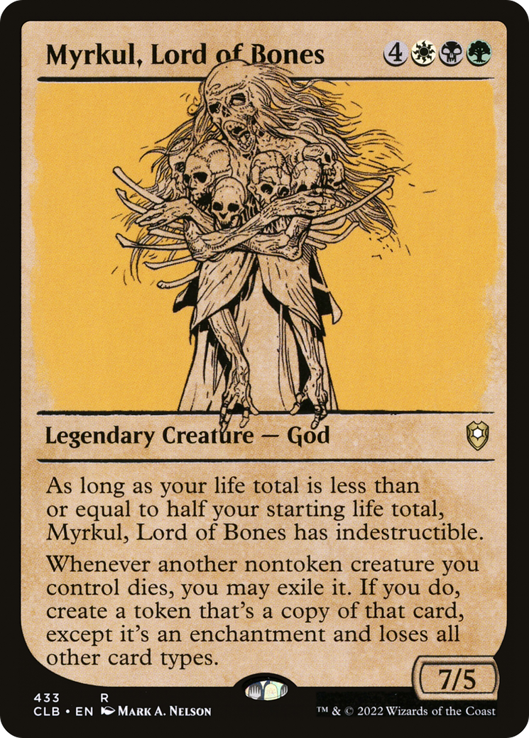 Myrkul, Lord of Bones (Showcase) [Commander Legends: Battle for Baldur's Gate] | Grognard Games