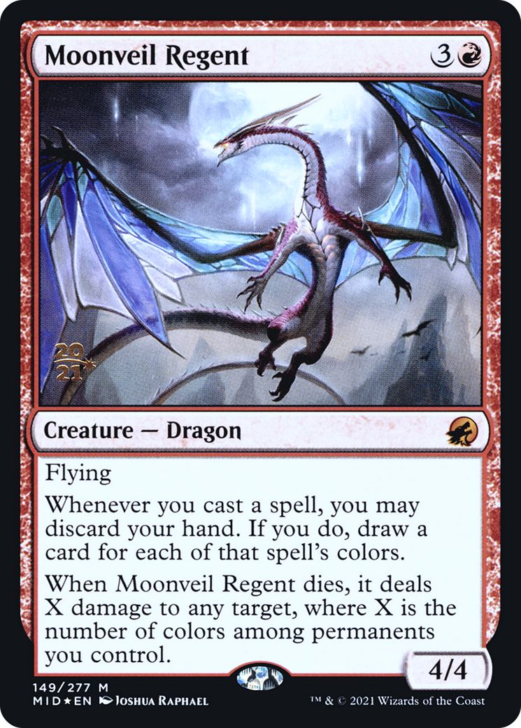 Moonveil Regent [Innistrad: Midnight Hunt Prerelease Promos] | Grognard Games