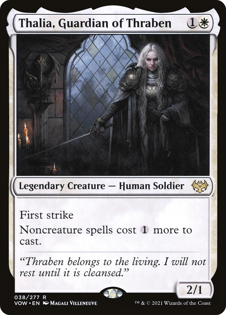 Thalia, Guardian of Thraben [Innistrad: Crimson Vow] | Grognard Games